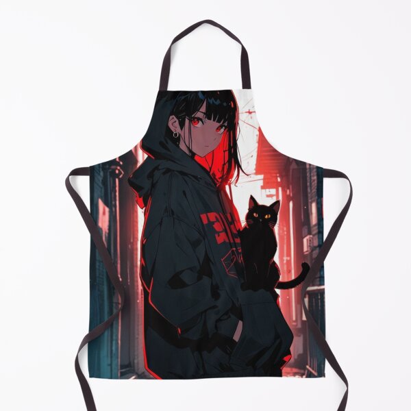 Item preview, Goth Anime Cat Lover Design designed and sold by AnimDream .