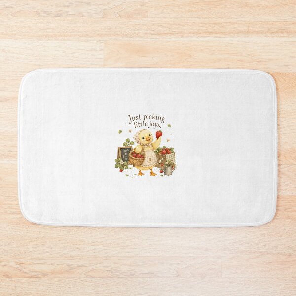 Item preview, Just Picking Little Joys Strawberry Duck Cottagecore designed and sold by AQUILAKREO.