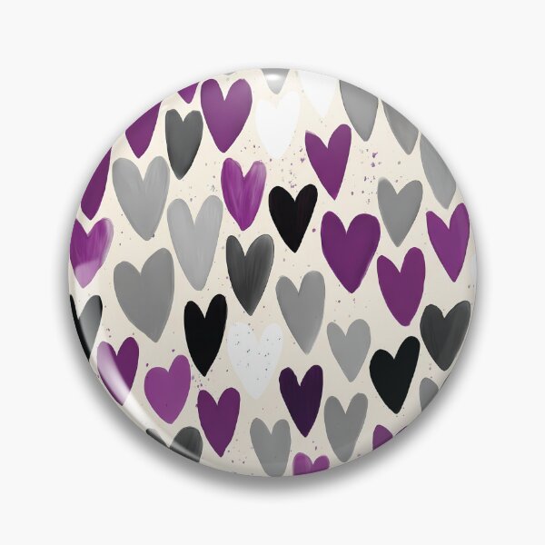 Item preview, Asexual Pride Month Heart Pattern – Cute Ace Aesthetic designed and sold by Cannaxes Studio.