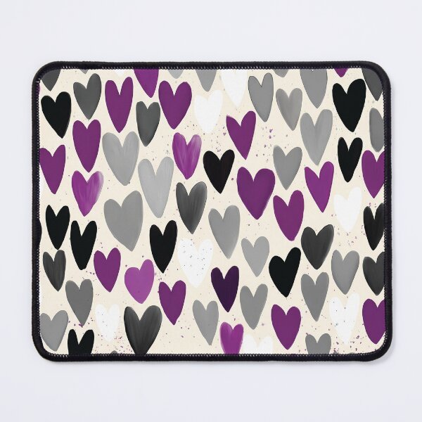 Item preview, Asexual Pride Month Heart Pattern – Cute Ace Aesthetic designed and sold by Cannaxes Studio.