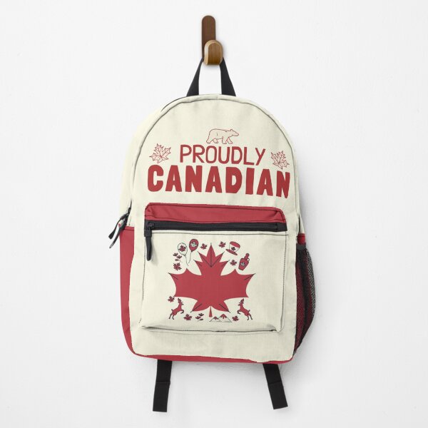 Item preview, Proudly Canadian Maple Leaf Bear Deer Patriotic Celebration designed and sold by DaVinciFeather.