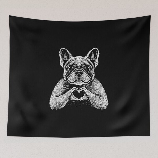Item preview, French Bulldog Amour designed and sold by barmalisiRTB.
