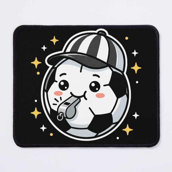 Item preview, Cute Kawaii Soccer Ball Referee Whistle designed and sold by TeNovaStudio.