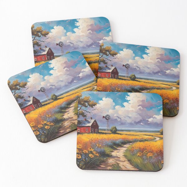 Item preview, Path Through the Summer Fields designed and sold by Undersea Ai Art.