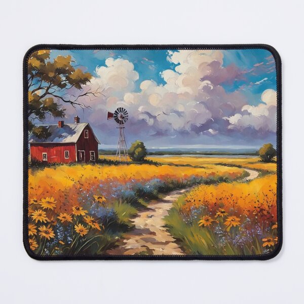 Item preview, Path Through the Summer Fields designed and sold by Undersea Ai Art.