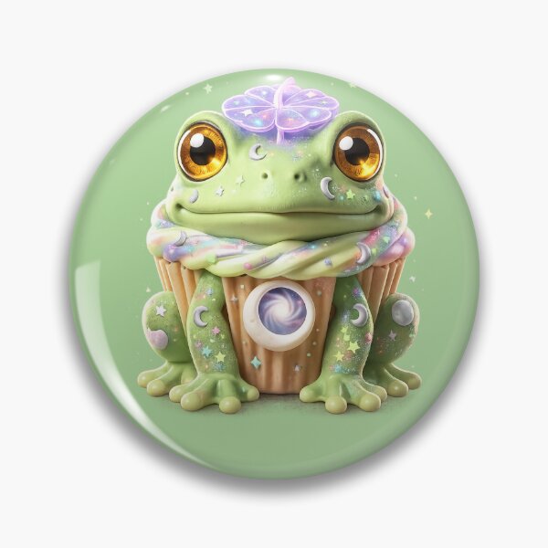 Item preview, Ribbit Rave | Cosmic Cupcake Critter | Summer Portal Collection designed and sold by highvibz72.
