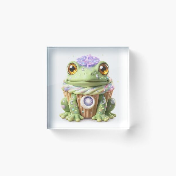 Item preview, Ribbit Rave | Cosmic Cupcake Critter | Summer Portal Collection designed and sold by highvibz72.