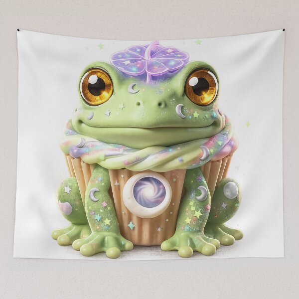 Item preview, Ribbit Rave | Cosmic Cupcake Critter | Summer Portal Collection designed and sold by highvibz72.