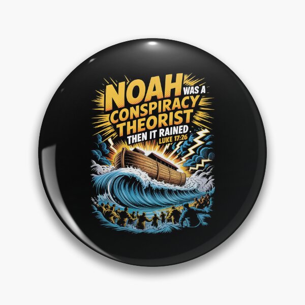 Item preview, Noah Was a Conspiracy Theorist Then It Rained Funny Christian Bible Humor designed and sold by Redgiant87x.