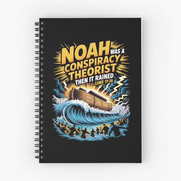 Item preview, Noah Was a Conspiracy Theorist Then It Rained Funny Christian Bible Humor designed and sold by Redgiant87x.