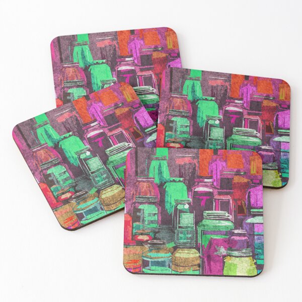 Item preview, Abstract pickle jars designed and sold by kinpirks.