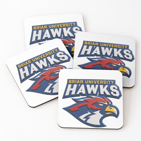 Item preview, 3D Briar University Hawks Mascot Sports Logo II designed and sold by Kala Design.