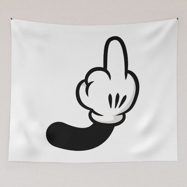 Item preview, Mickey Middle Finger Up designed and sold by Kevin Blondel.