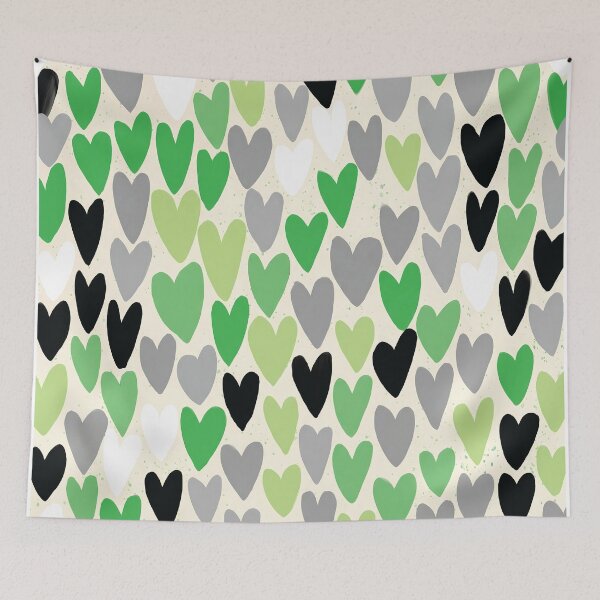 Item preview, Agender Pride Month Heart Pattern – Cute LGBTQ Aesthetic designed and sold by Cannaxes Studio.
