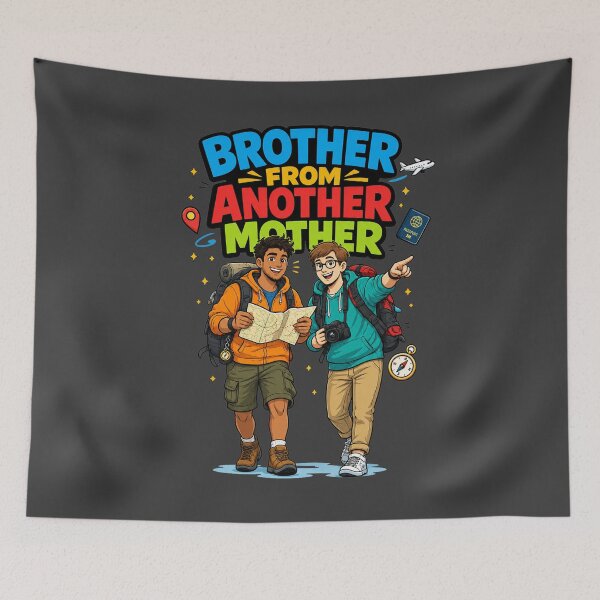 Item preview, Brother From Another Mother - Travelers / Backpackers | Brother from Another Mother Tshirt designed and sold by freezed-frames.