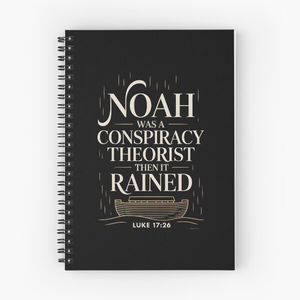 Item preview, Noah Was a Conspiracy Theorist Then It Rained Christian Religious Meme designed and sold by Redgiant87x.