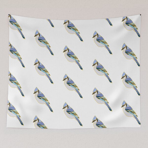 Item preview, Stained Glass Blue Jay designed and sold by athurst.