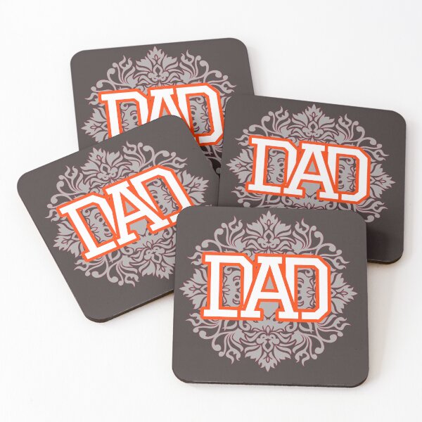 Item preview, Elegant Damask DAD Varsity Typography designed and sold by RamjoVerse.