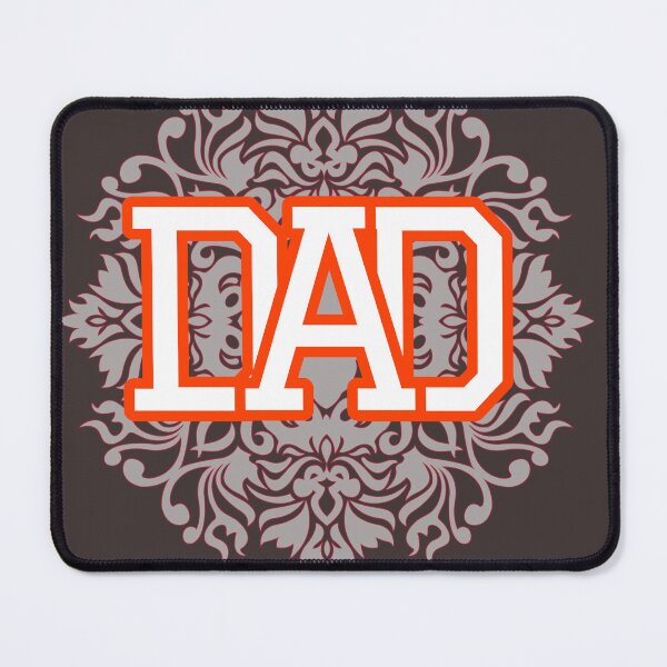 Item preview, Elegant Damask DAD Varsity Typography designed and sold by RamjoVerse.