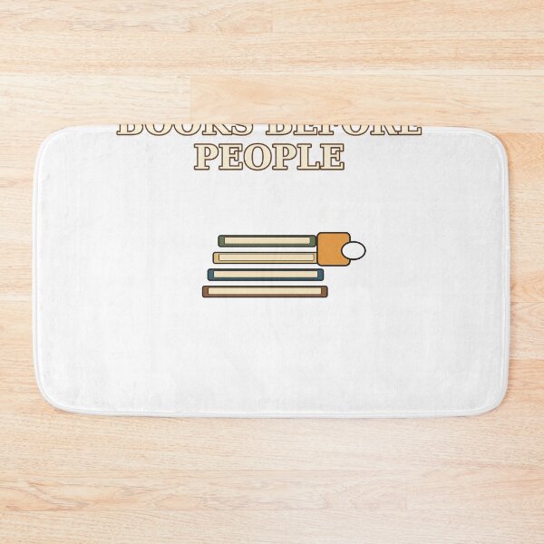 Item preview, Books Before People - Cozy Book Lover Design designed and sold by Cozy Oddities Studio.