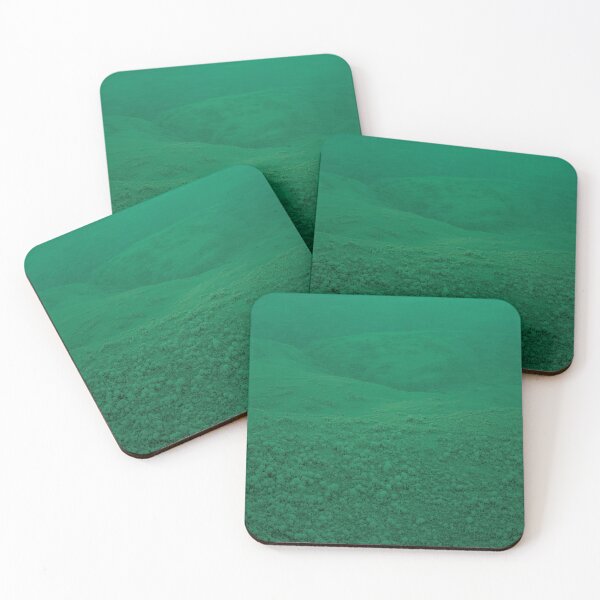 Item preview, Minimalist Emerald Green Hills | Lush Moss Landscape Digital Art designed and sold by Midnight Veil Designs.