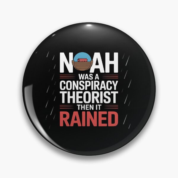 Item preview, Noah Was a Conspiracy Theorist Then It Rained Christian Bible Meme designed and sold by Redgiant87x.