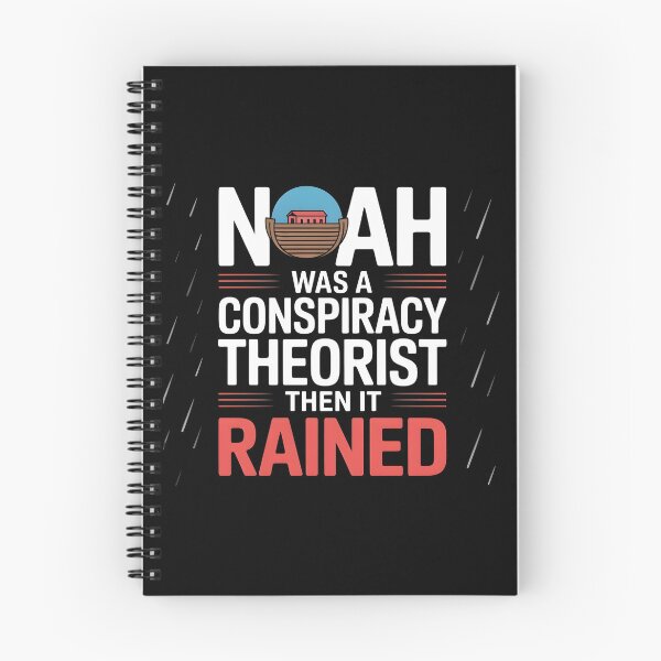Item preview, Noah Was a Conspiracy Theorist Then It Rained Christian Bible Meme designed and sold by Redgiant87x.