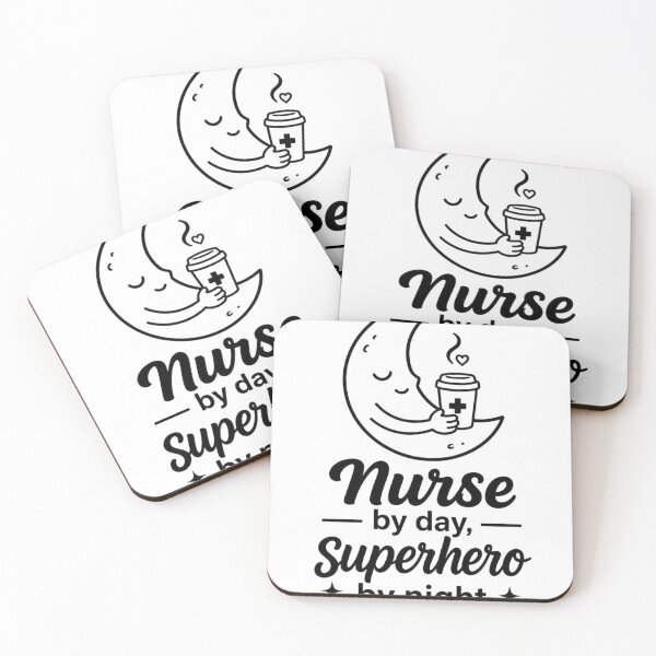 Item preview, Night Shift Nurse Superhero Funny Nurse Coffee Gift designed and sold by TECHINRI.