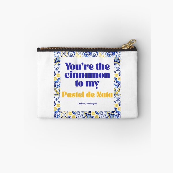 Item preview, Lisbon Portugal Tile Design, You're the Cinnamon to my Pastel de Nata, Dessert designed and sold by MerchSearchCO.