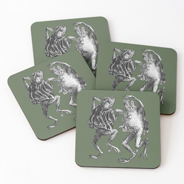 Item preview, Toads Dancing On The Sabbath Dictionnaire Infernal Illustration designed and sold by taiche.