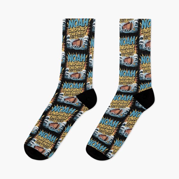 Item preview, Noah Was a Conspiracy Theorist Then It Rained Funny Religious Bible Design designed and sold by Redgiant87x.
