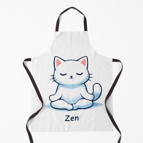 Item preview, Zen Cat - Minimalist Meditation Mood designed and sold by darekkocurek.