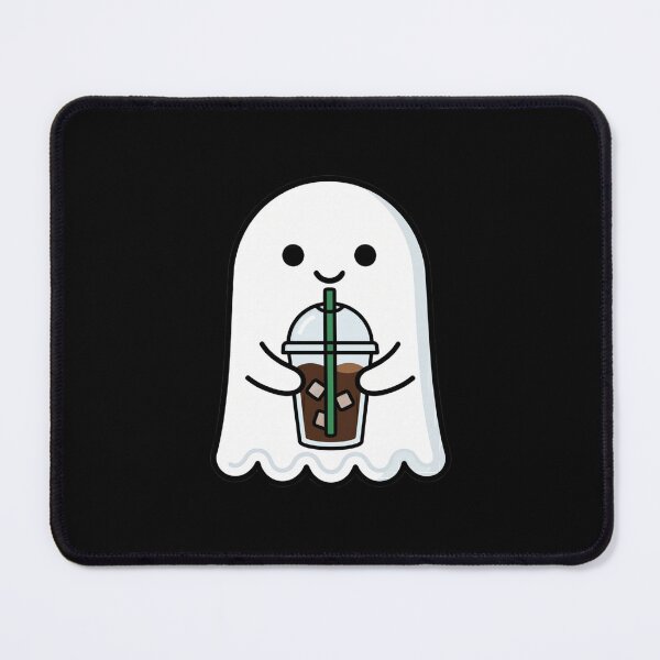 Item preview, Cute Kawaii Ghost Drinking Iced Coffee designed and sold by SupplyCode.