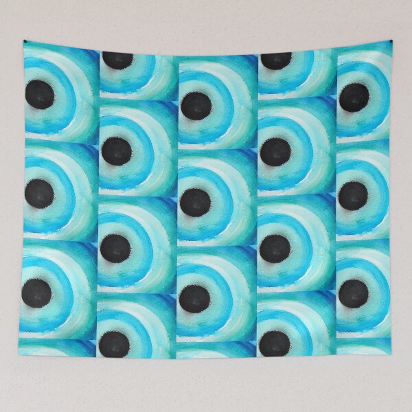 Item preview, Evil Eye Watercolor Painting designed and sold by Camille Woodward.