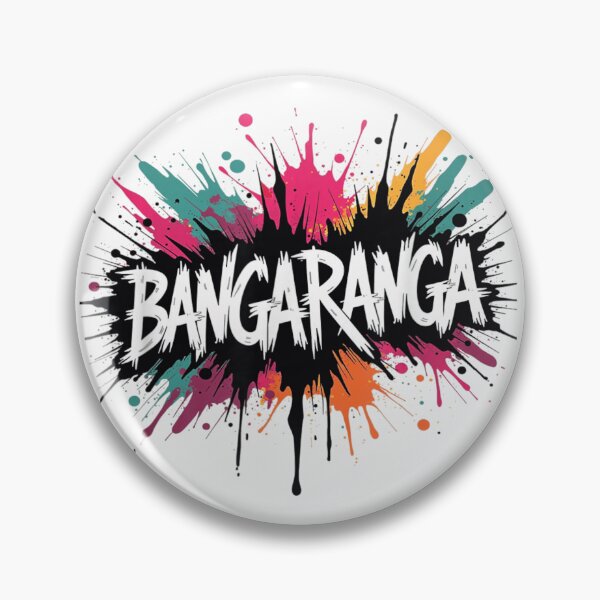 Item preview, Bangaranga Splatter Graffiti Urban Street Art Typography Vibrant Neon Color Splash designed and sold by EricCotanori.