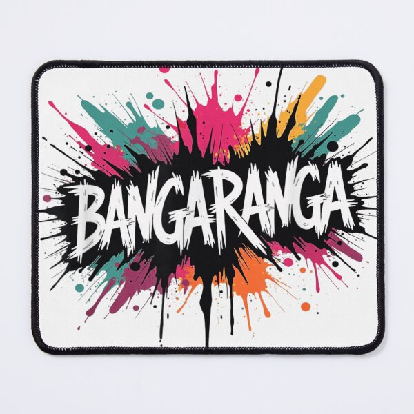 Item preview, Bangaranga Splatter Graffiti Urban Street Art Typography Vibrant Neon Color Splash designed and sold by EricCotanori.