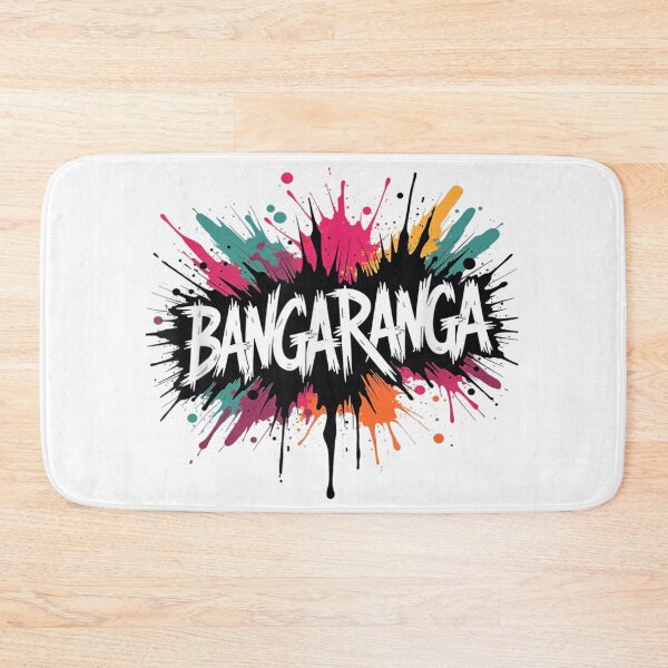 Item preview, Bangaranga Splatter Graffiti Urban Street Art Typography Vibrant Neon Color Splash designed and sold by EricCotanori.
