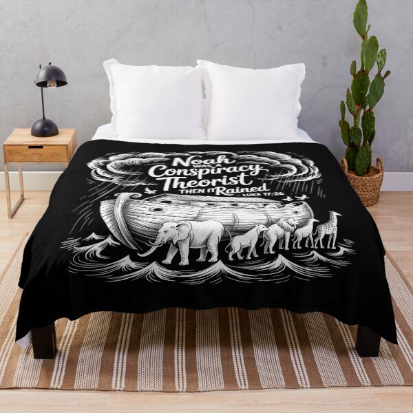 Item preview, Noah Was a Conspiracy Theorist Then It Rained Bible Humor for Christians designed and sold by Redgiant87x.