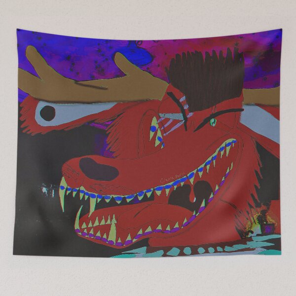 Item preview, SPIKE THE COYOTE designed and sold by HoundMouse Art Shop.
