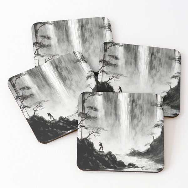 Item preview, Ink Waterfall Flow. designed and sold by DSAHART.