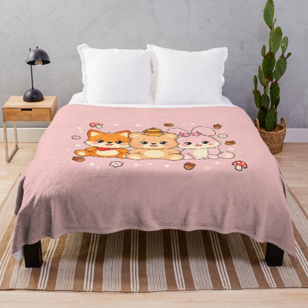 Item preview, Kawaii Forest Friends Honey Bear Fox Bunny designed and sold by Sovira Studio .
