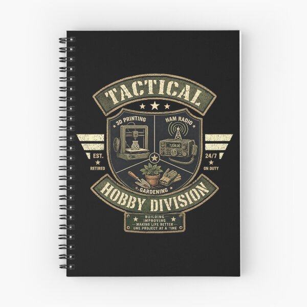 Item preview, Tactical Hobby Division Retired 3D Printing Ham Radio Gardening Military Badge designed and sold by EricCotanori.