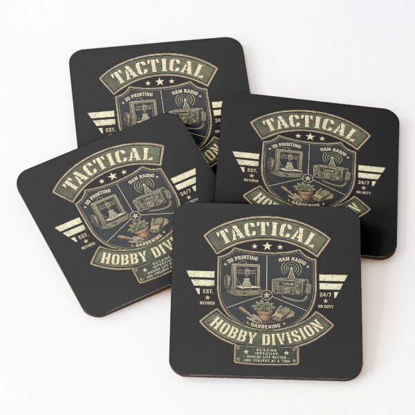 Item preview, Tactical Hobby Division Retired 3D Printing Ham Radio Gardening Military Badge designed and sold by EricCotanori.