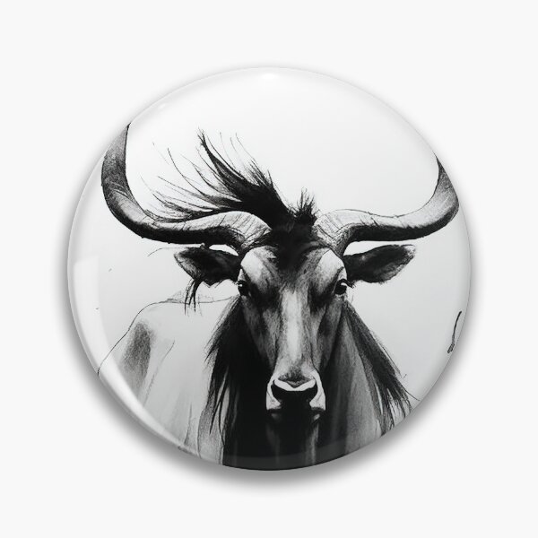 Item preview, Ink Wildebeest Migration. designed and sold by DSAHART.