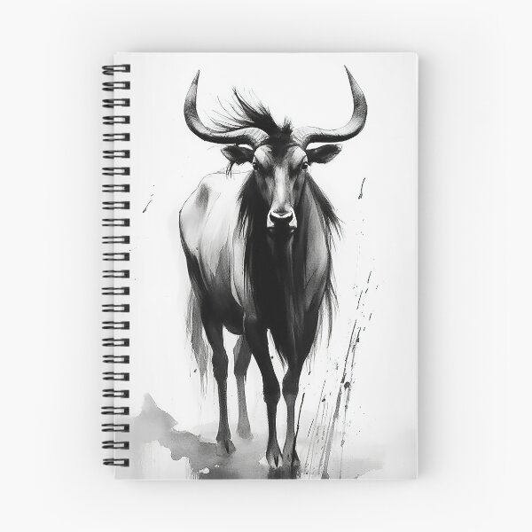 Item preview, Ink Wildebeest Migration. designed and sold by DSAHART.