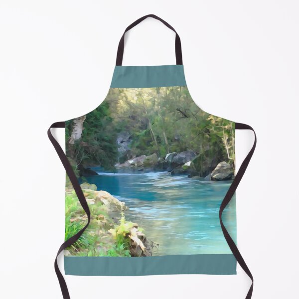 Item preview, Turquoise River Through Forest Paradise designed and sold by onubi.