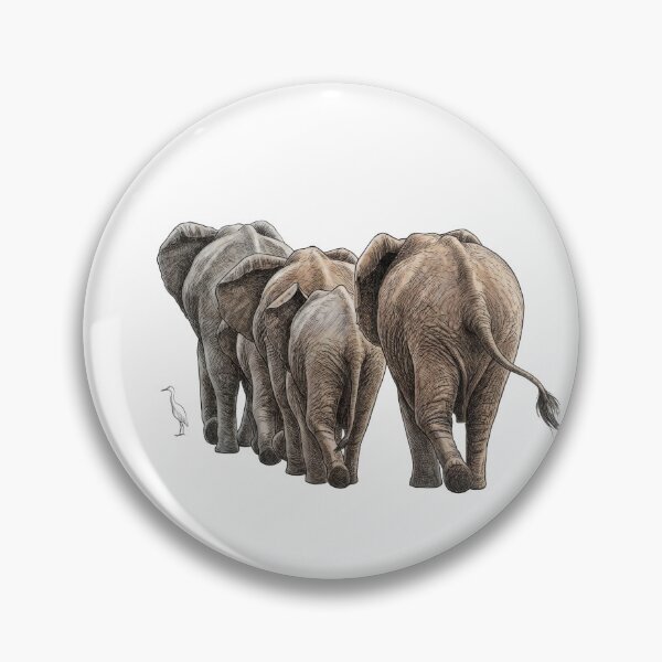 Item preview, African Elephant Family Journey designed and sold by orioleoutdoor.