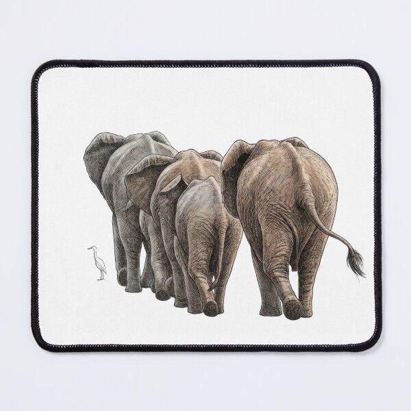 Item preview, African Elephant Family Journey designed and sold by orioleoutdoor.