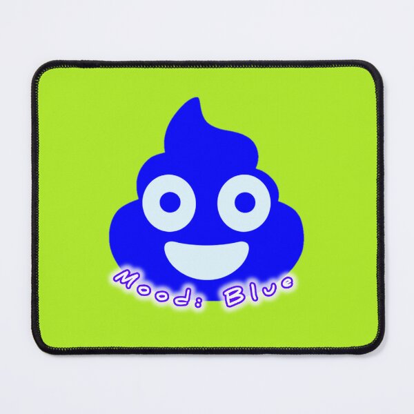 Item preview, Creative Blue Poop Emoji Vector Illustration. Mood: Blue designed and sold by Magazinegallery.