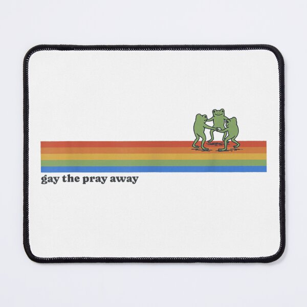 Item preview, Retro Aesthetic Frogs Dancing On Rainbow Gay The Pray Away Cottagecore designed and sold by EricCotanori.